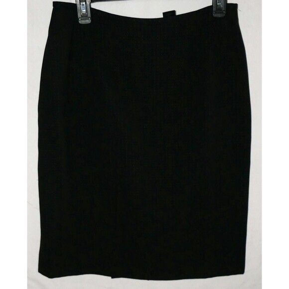 Tahari 2-Piece Black with Micro Dots Jacket Sport Coat Pencil Skirt Suit Size 14 - Picture 5 of 10